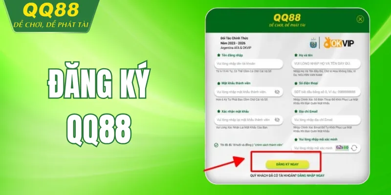 Đăng Ký QQ88 2026 – Hướng Dẫn Chi Tiết Từng Bước Đăng Ký QQ88 2026 – Hướng Dẫn Chi Tiết Từng Bước