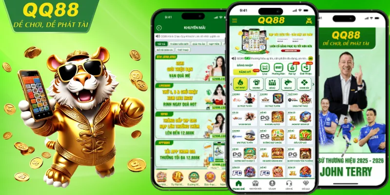 Trò Chơi Nổi Bật QQ88 Trải nghiệm chơi game QQ88 trên điện thoại di động