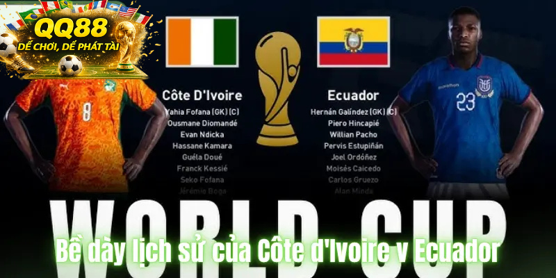 Bờ Biển Ngà vs Ecuador